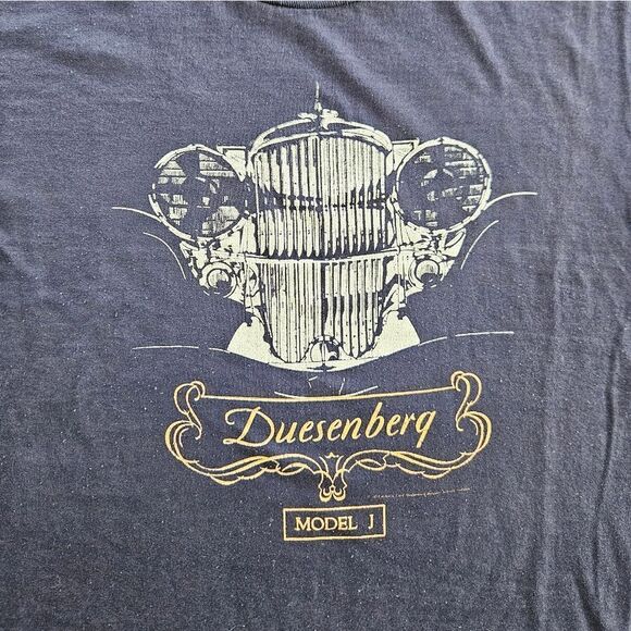 Vintage 1976 Auburn Cord Duesenberg Antique Car Model J Graphic Tee T-Shirt XL - Picture 9 of 15